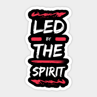 Led by the Spirit | Christian Sticker